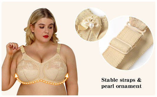 Doreen Full Coverage Support Bra Cool Summer – Pack of 2 (Comfort Fit)
